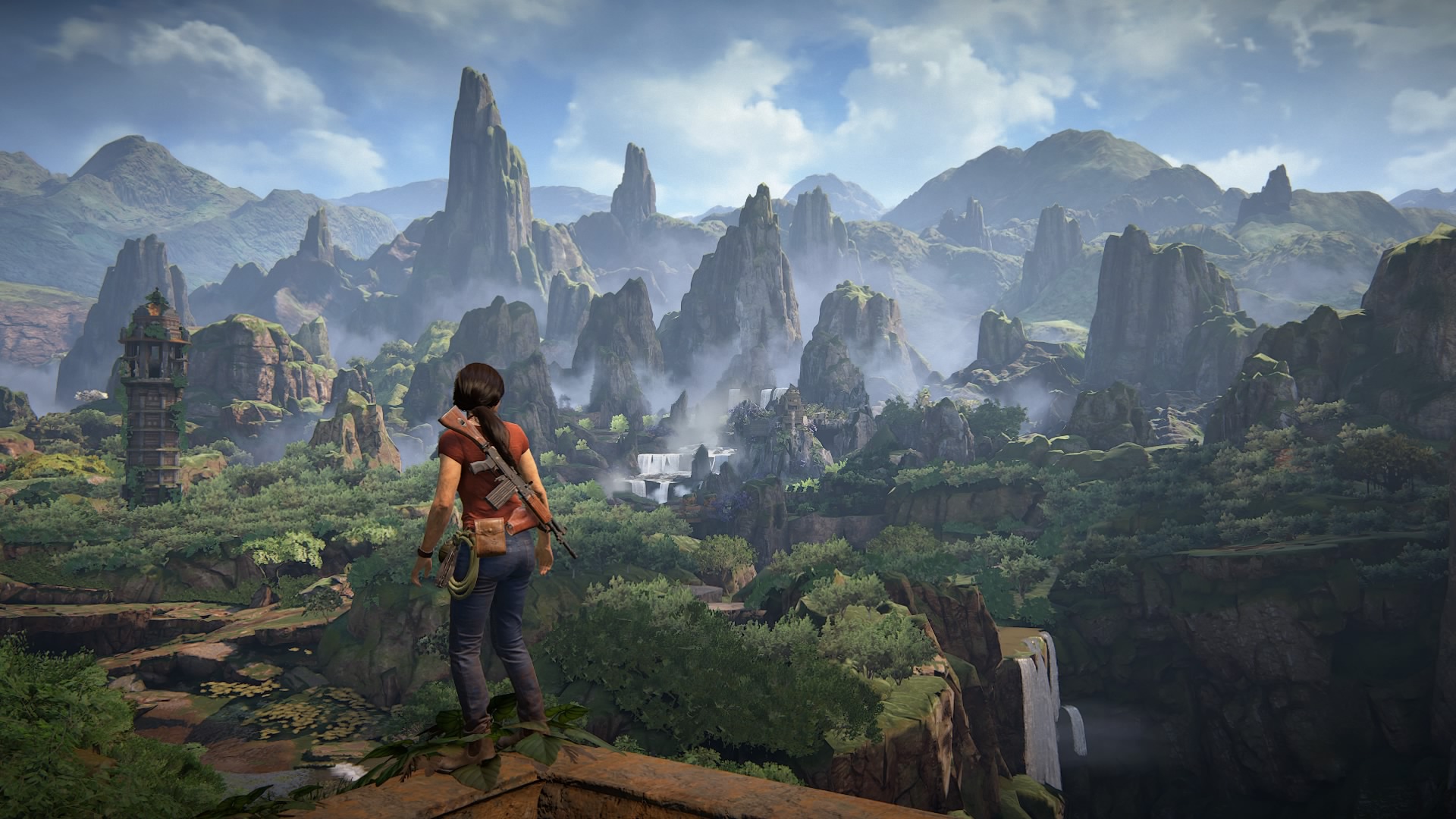 The mountains of India in Uncharted: The Lost Legacy.