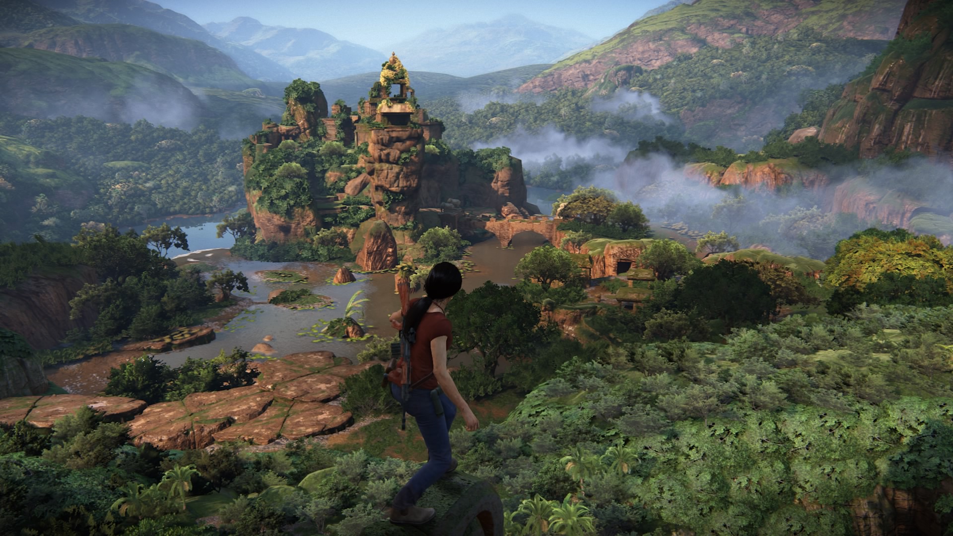 Beautiful landscape in Uncharted: The Lost Legacy.